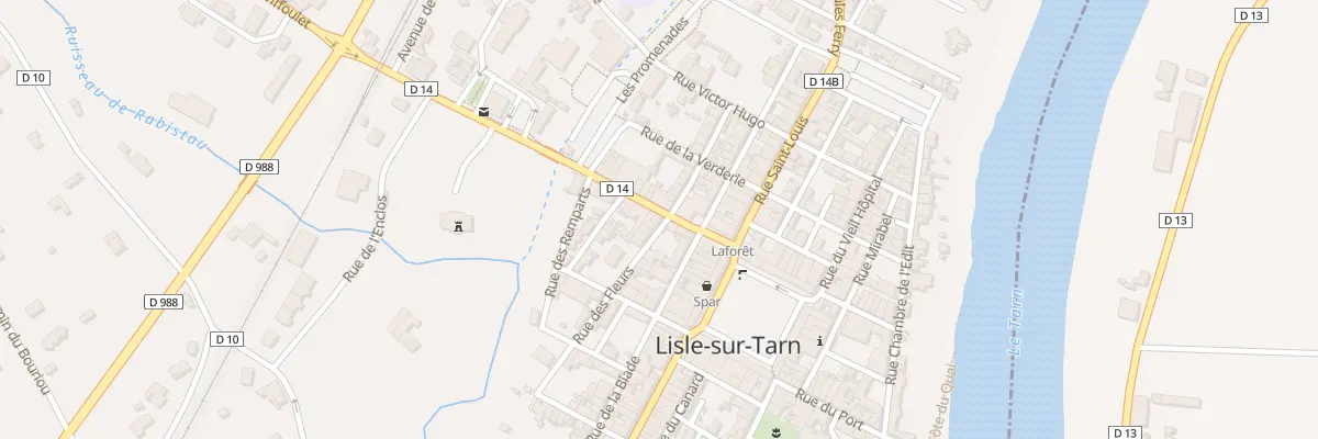 Plan du 5 Rue Porte Peyrole à Lisle-sur-Tarn