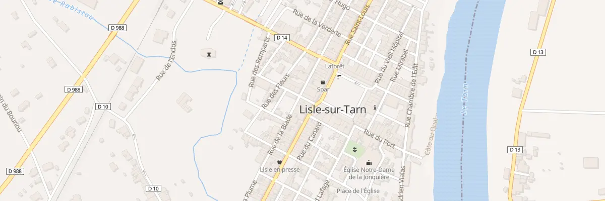 Plan du 3 Rue de la Roche à Lisle-sur-Tarn