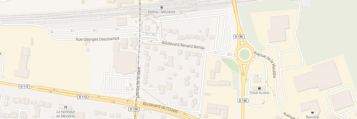 Plan du 12 Bd Renard - Benoit à Épône