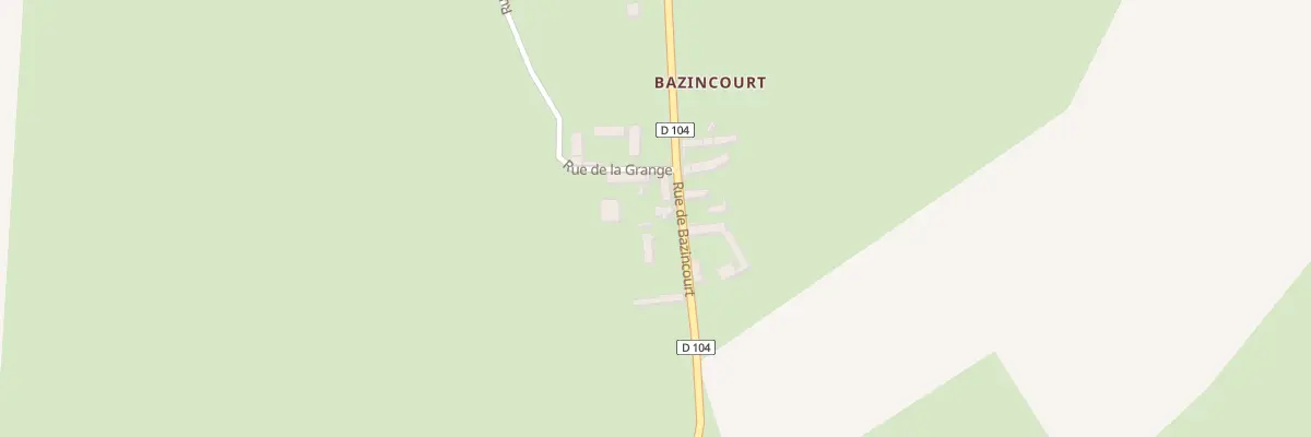 Plan du 11 Rue de Bazincourt à Hannaches