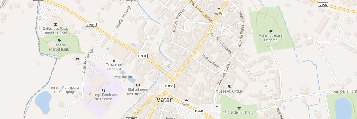 Plan du 74 Gr Grande Rue à Vatan