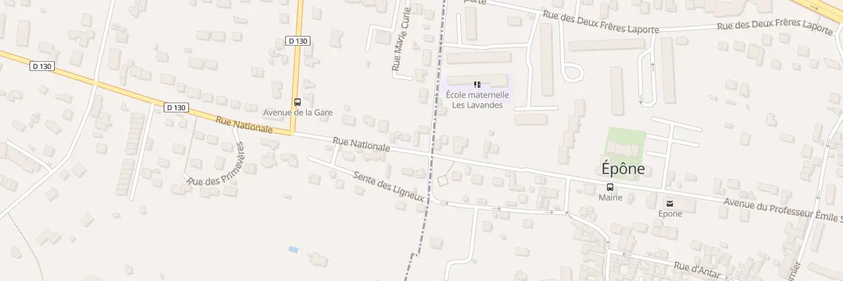 Plan du 2 Rue Nationale à Mézières-sur-Seine
