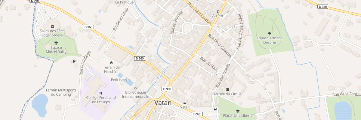 Plan du 72 Gr Grande Rue à Vatan