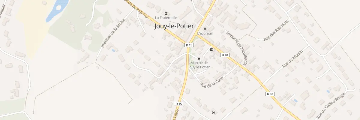 Plan du 44 Pl de la Fontaine à Jouy-le-Potier