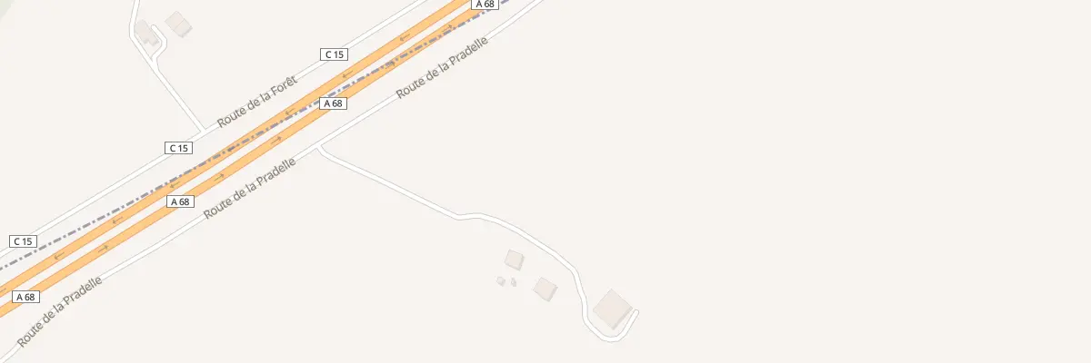 Plan du 567 Rte de la Pradelle à Parisot