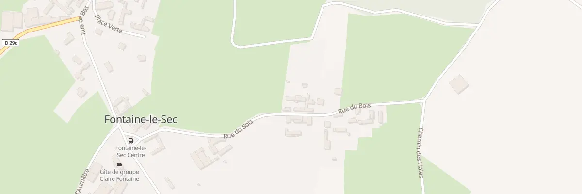 Plan du 9 Rue du Bois à Fontaine-le-Sec
