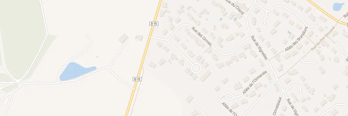 Plan du 50 All des Chicardières à Jouy-le-Potier