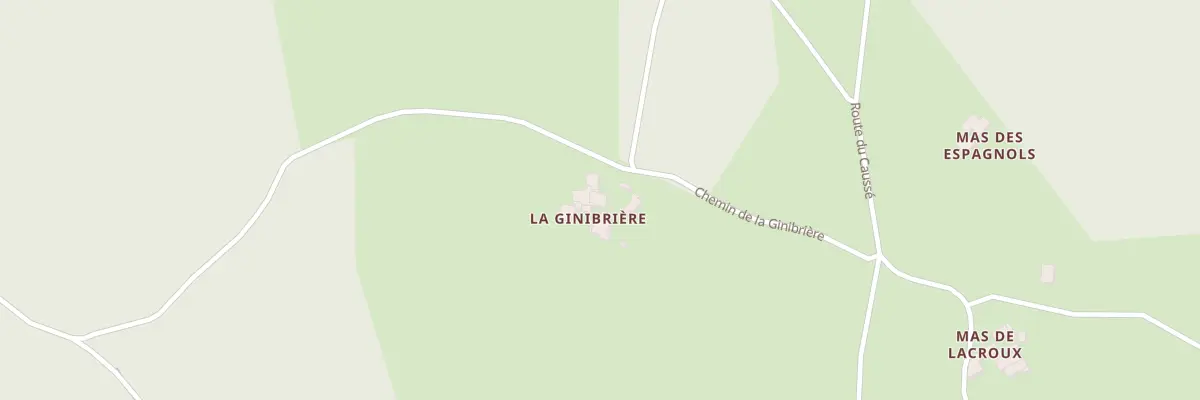 Plan du 183 Che de la Ginibrière à Saint-Beauzile