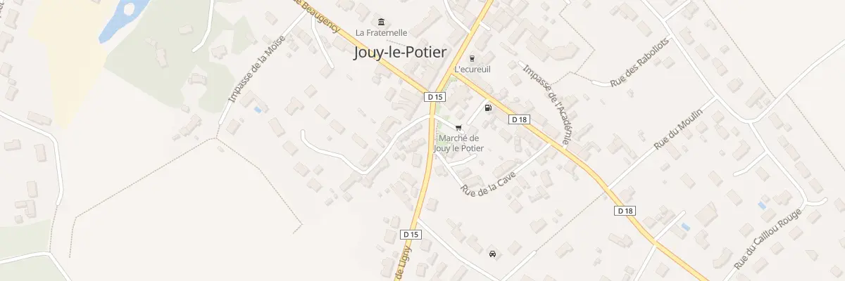 Plan du 55 Pl de la Fontaine à Jouy-le-Potier