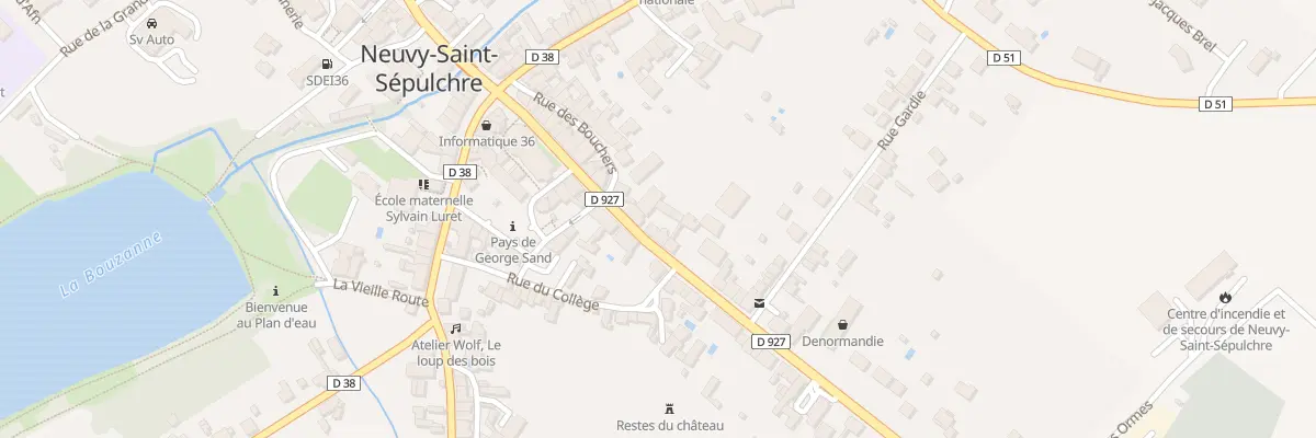 Plan du 26 Av Thabaud Boislareine à Neuvy-Saint-Sépulchre