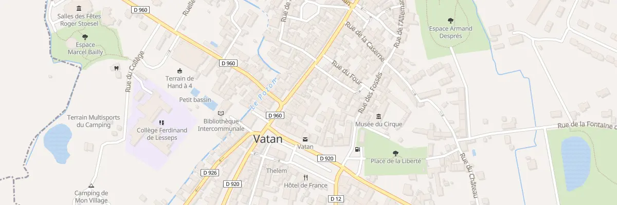 Plan du 77T Gr Grande Rue à Vatan