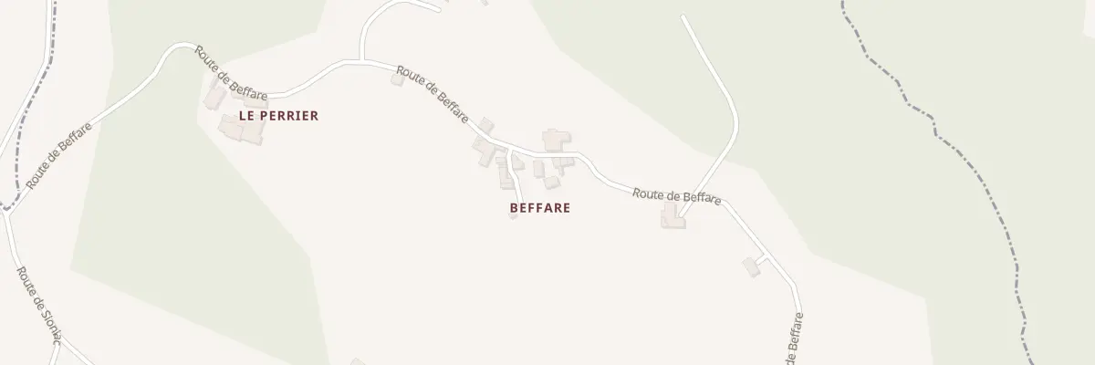 Plan du 5085B A Beffare à Liourdres