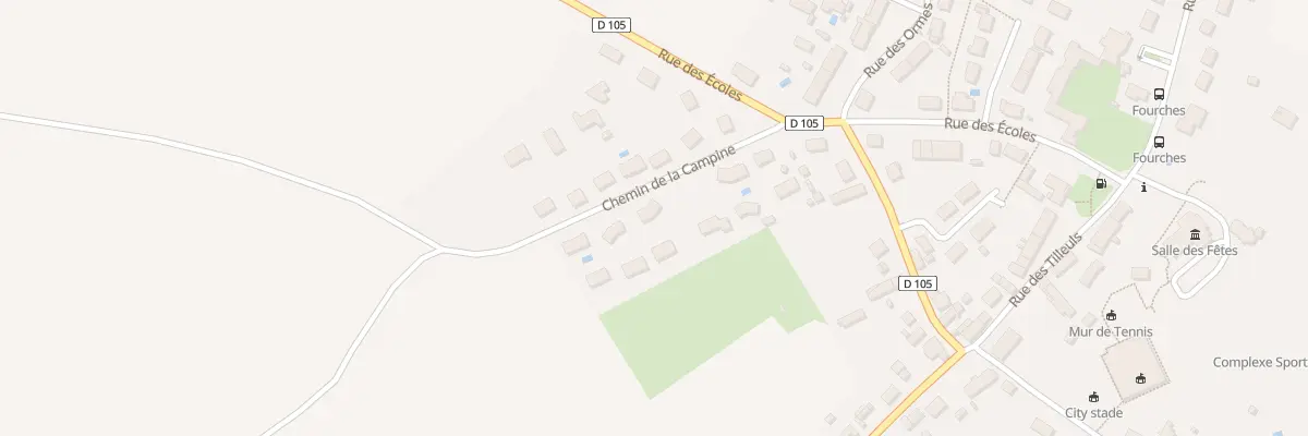 Plan du 13 Che de la Campine à Diors