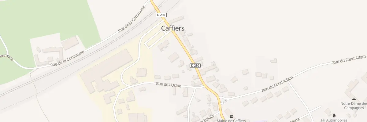 Plan du 844 Rue Principale à Caffiers