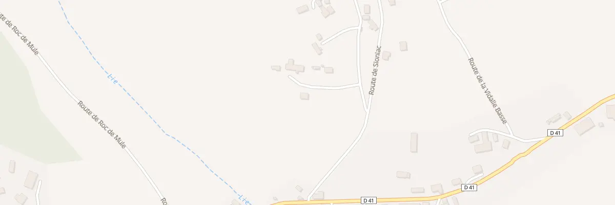 Plan du 5013 Au Claux à Liourdres
