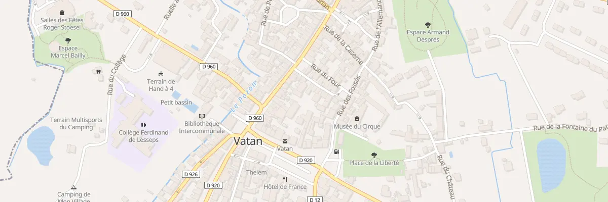 Plan du 75 Gr Grande Rue à Vatan
