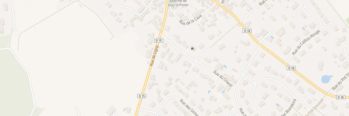 Plan du 64 Rue du Chenil à Jouy-le-Potier