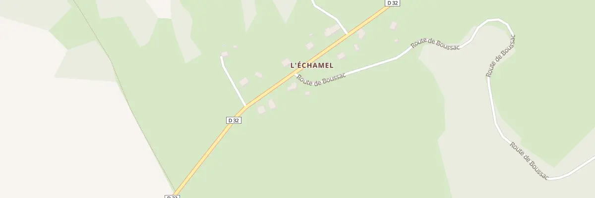 Plan du 5147 L’Echamel à Orliac-de-Bar