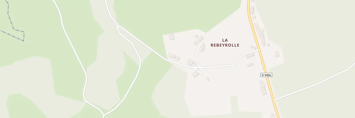 Plan du 14 La Rebeyrolle à Sardent
