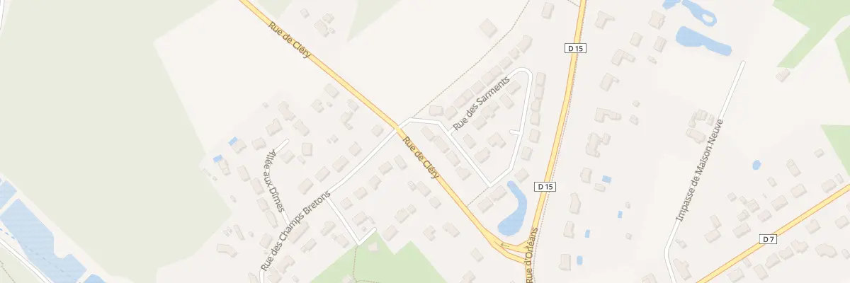 Plan du 40 Rue des Sarments à Jouy-le-Potier