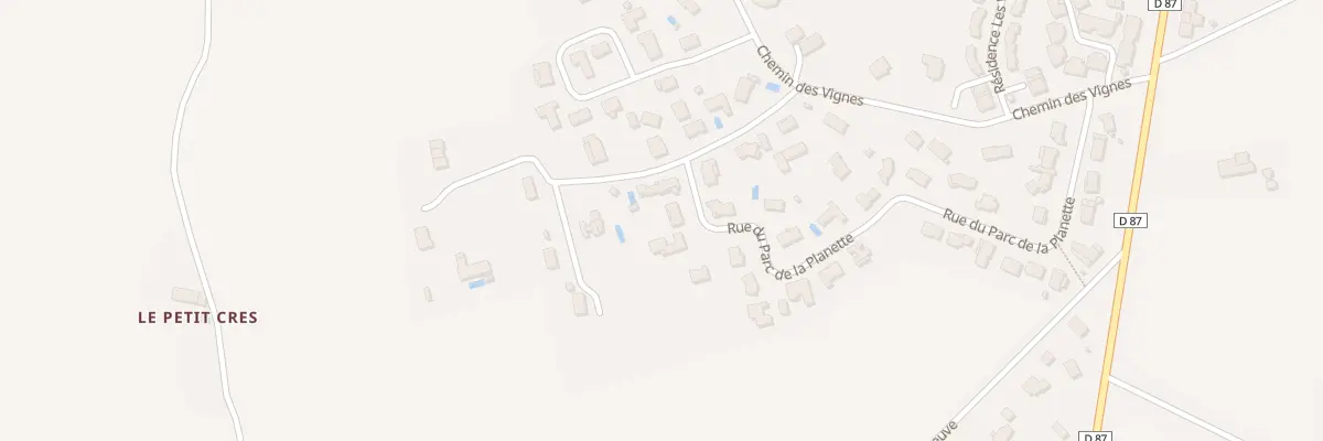 Plan du 47 Rue du Parc de la Planette à Lavaur