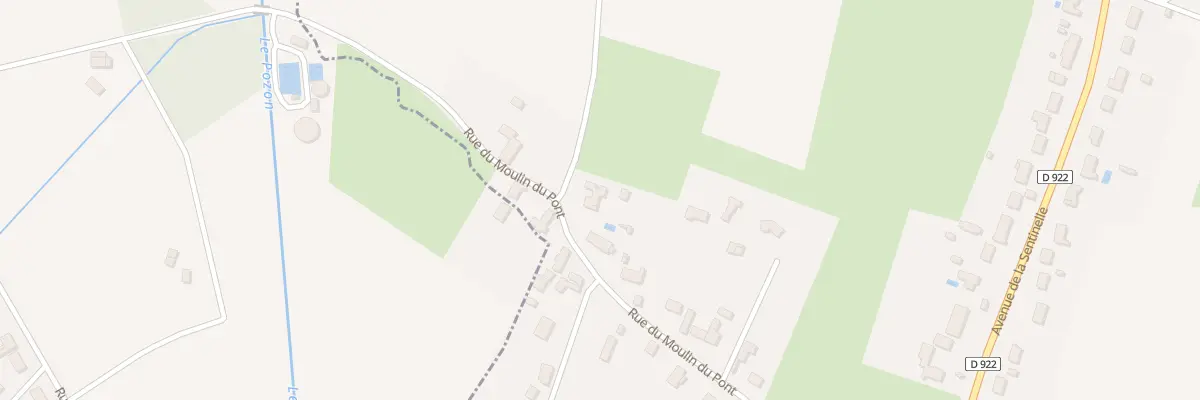 Plan du 28B Rue du Moulin du Pont à Vatan