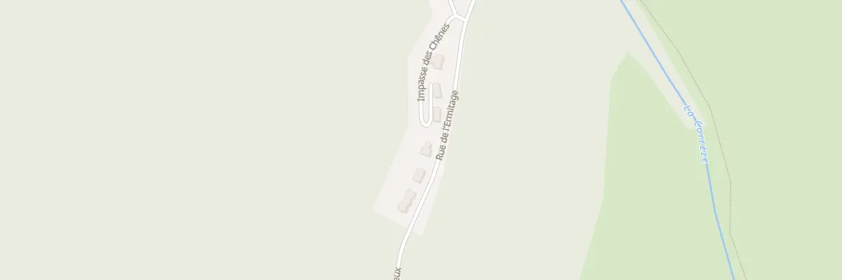 Plan du 12 Rue de l’Ermitage à Gimel-les-Cascades