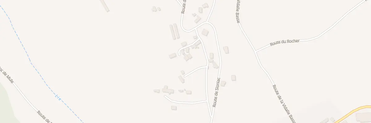Plan du 5009 Au Claux à Liourdres