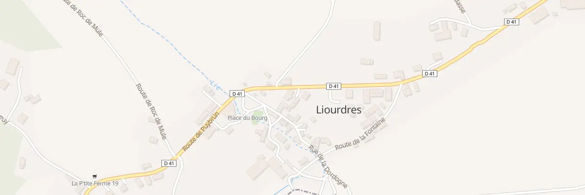 Plan du 5019 Le Bourg à Liourdres