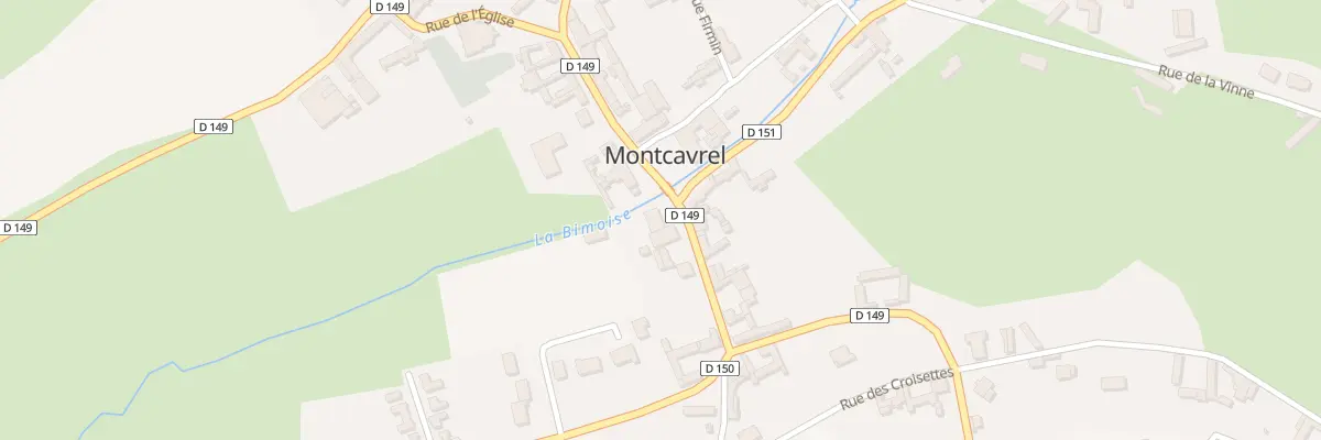 Plan du 2 Rue de Montreuil à Montcavrel