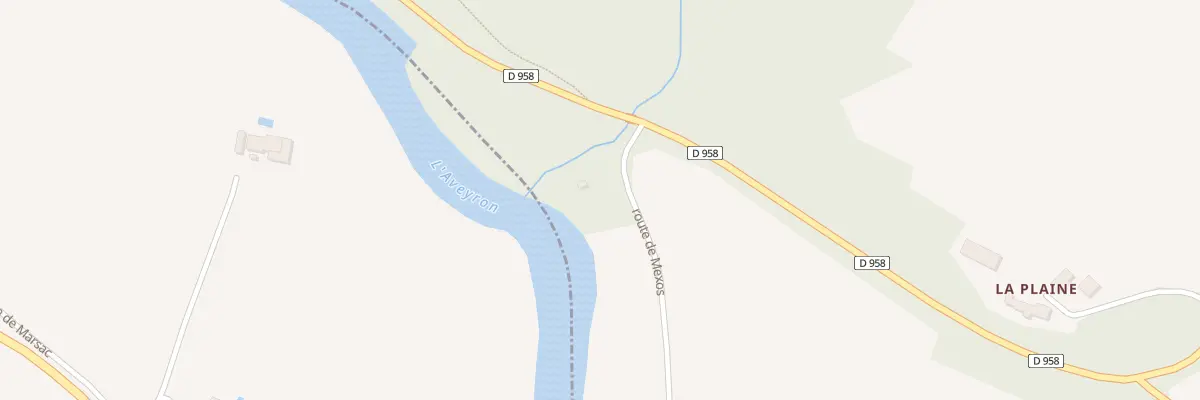 Plan du 5126 Secourieu à Féneyrols