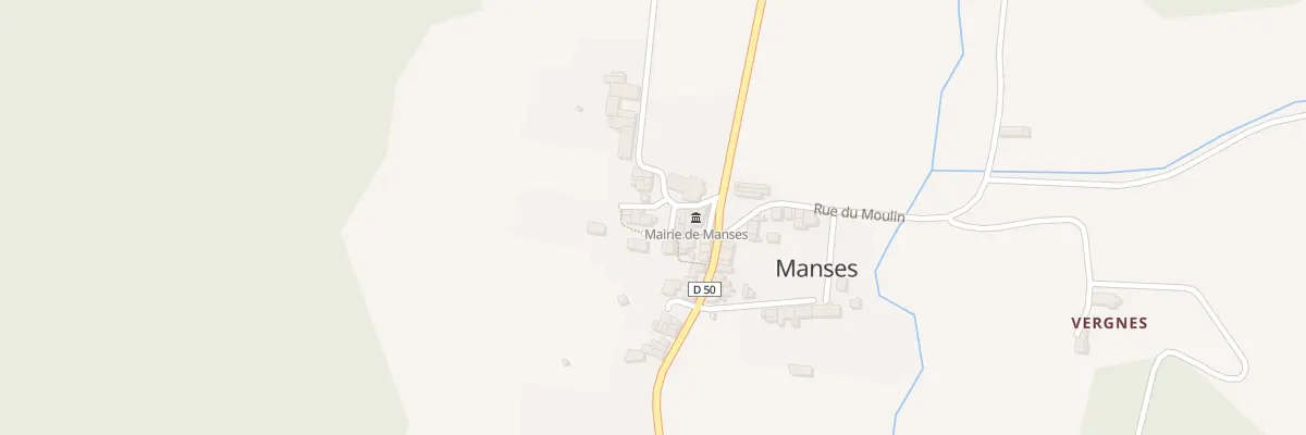 Plan du 2 Rue de Portes à Manses