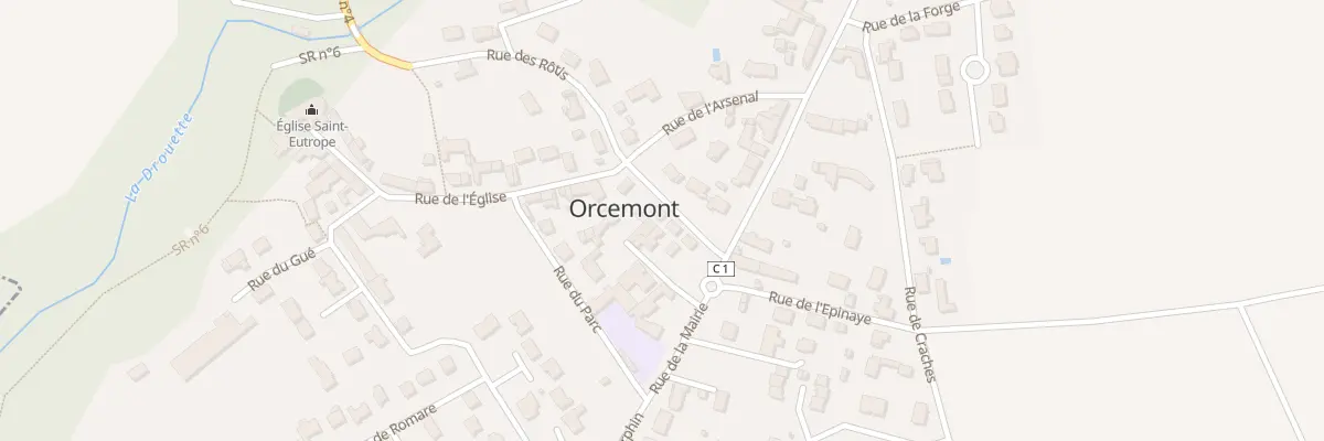 Plan du 1A Rue des Rotis à Orcemont
