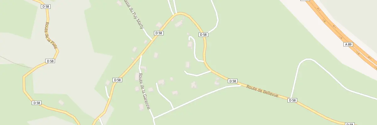 Plan du 8 Rte de Bellevue aux Angles-sur-Corrèze