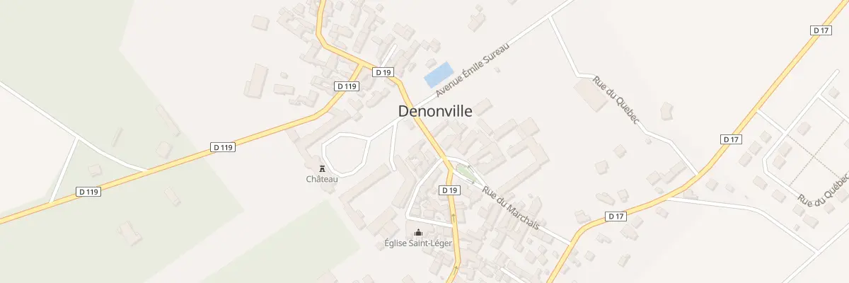 Plan du 2 Rue de Brisay à Denonville