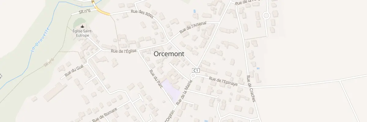 Plan du 1B Rue des Rotis à Orcemont