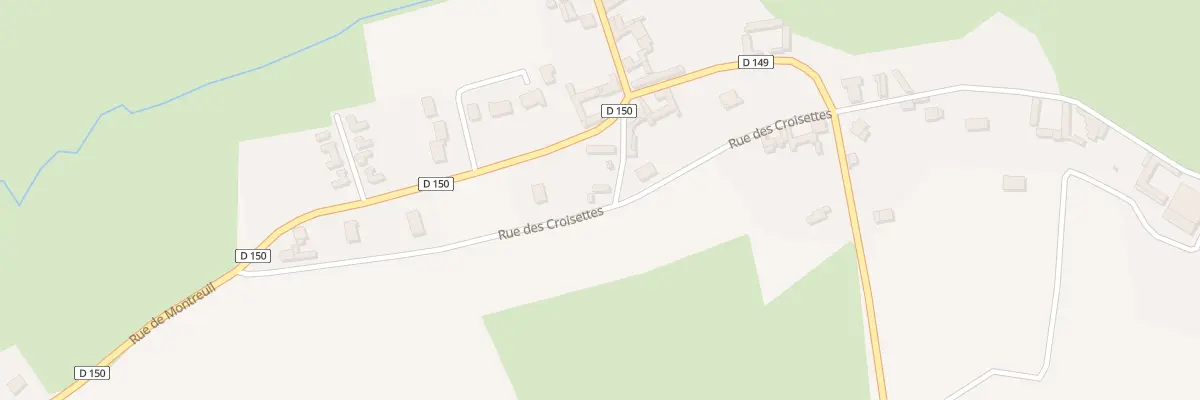 Plan du 4 Rue des Croisettes à Montcavrel