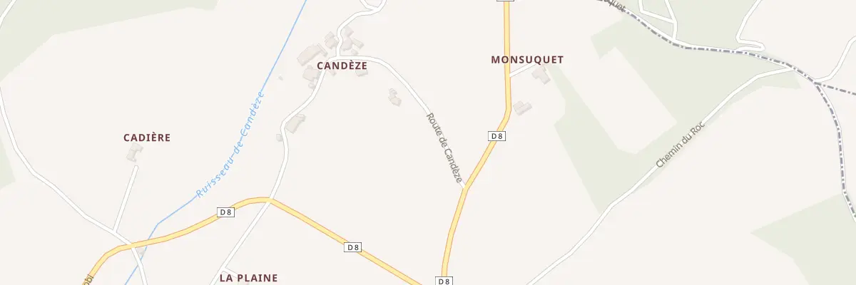 Plan du 55 Rte de Candèze à Sainte-Cécile-du-Cayrou