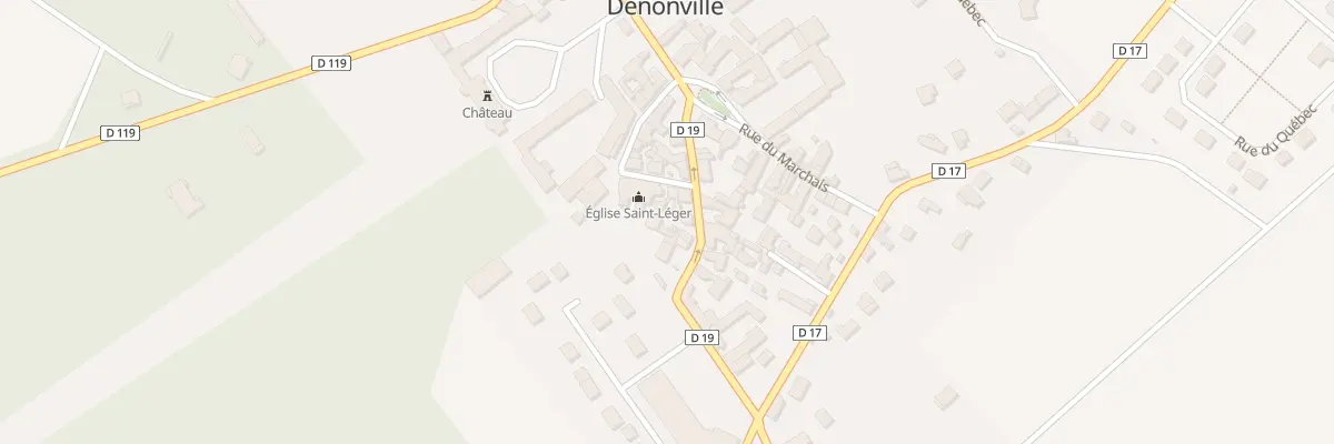 Plan du 14 Rue de Brisay à Denonville
