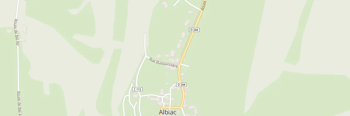 Plan du 5001 Albiac à Albiac