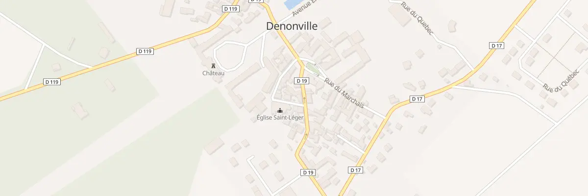 Plan du 9 Rue du Cardinal de Hemard à Denonville