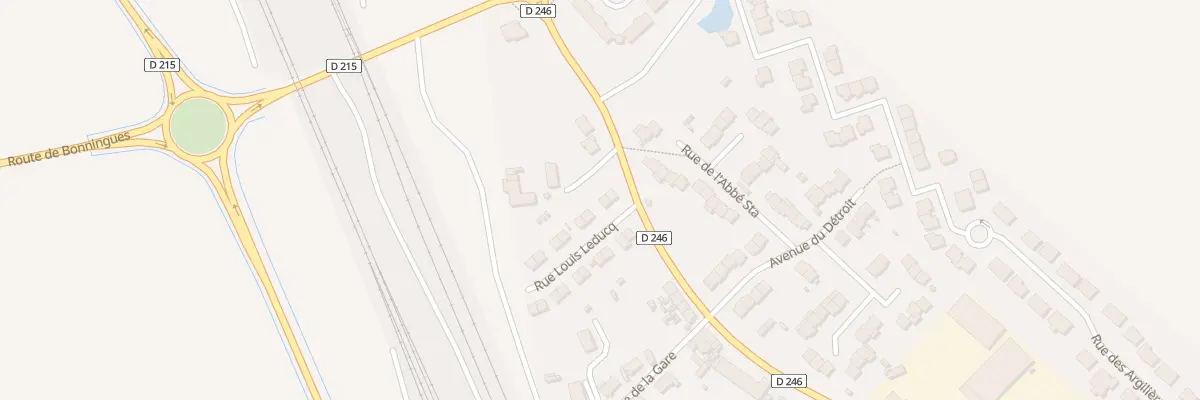 Plan du 4 Rue Louis Leduc à Fréthun