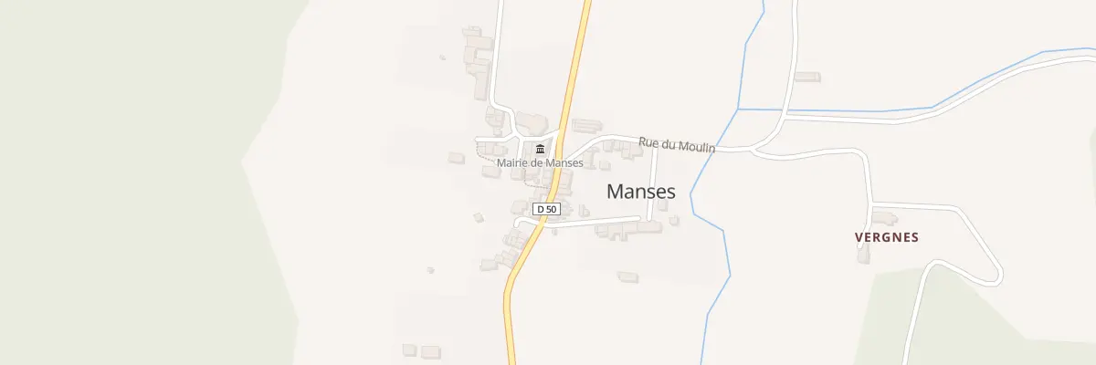 Plan du 2 Rue du Barry à Manses