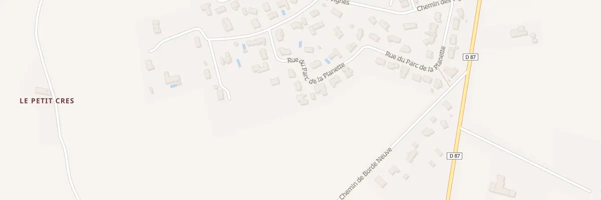 Plan du 31 Rue du Parc de la Planette à Lavaur