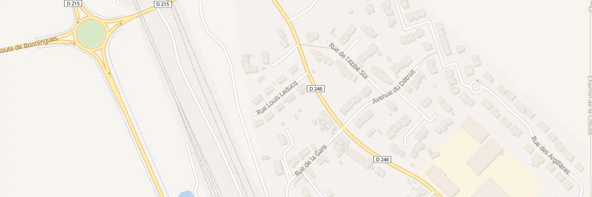 Plan du 5 Rue Louis Leduc à Fréthun