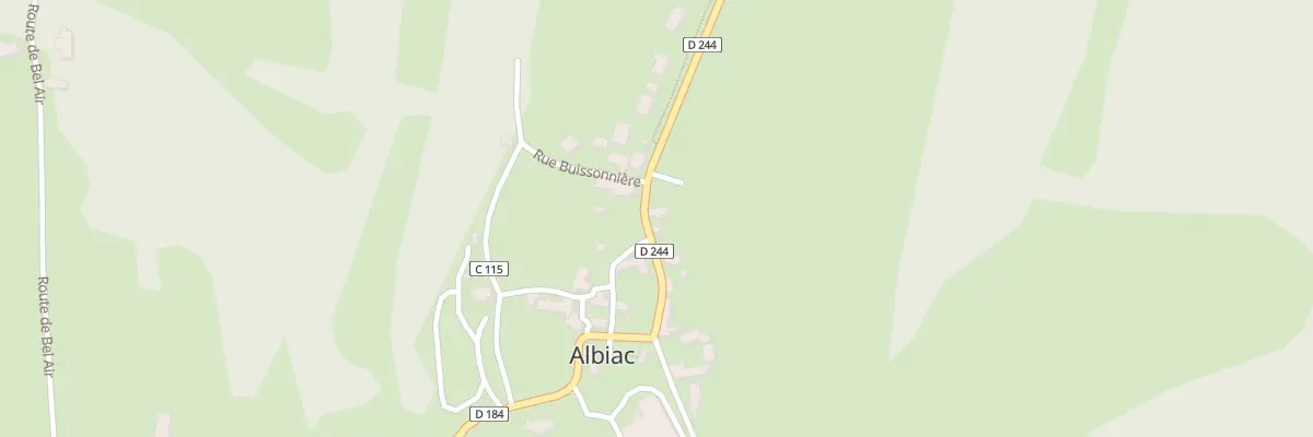 Plan du 5003 Albiac à Albiac