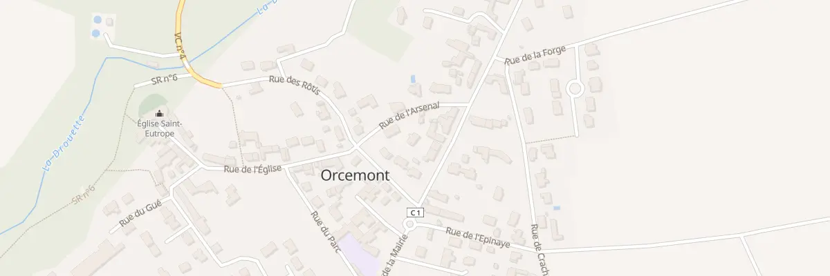 Plan du 5 Rue de l’Arsenal à Orcemont