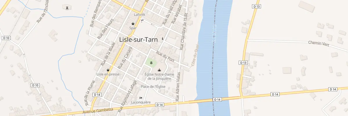Plan du 21 Rue du Port à Lisle-sur-Tarn