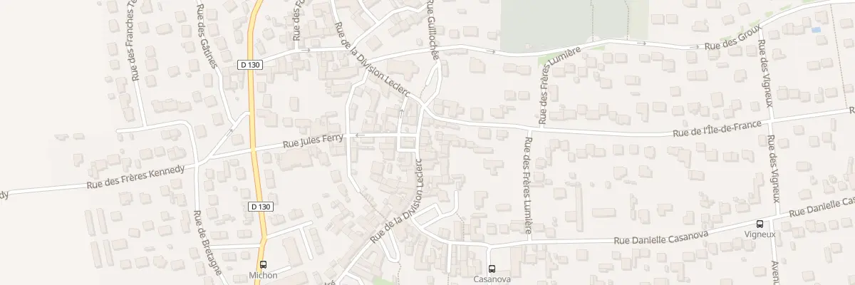 Plan du 42 Rue de la Division Leclerc à Gargenville