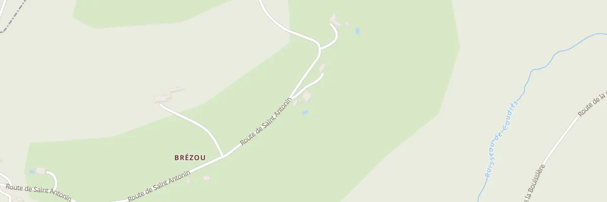 Plan du 5130 Brezou à Féneyrols